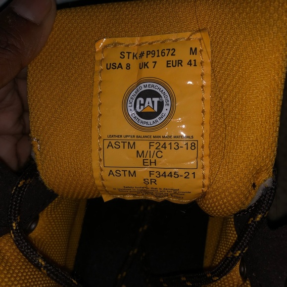 Caterpillar Striver Steel Toe Work Boot, Men size - Picture 4 of 5